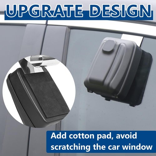 Piclafe Car Window Lock Box for Turo, Portable Lockbox for Car Keys with Key Labeling Tag, Car Key Lock Box Fit for Ride Share, Turo, GetAround, Large Capacity, Protective Cover, Weather Protection