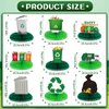 9 Pcs Garbage Truck Birthday Party Supplies Trash Truck Honeycomb Centerpieces Birthday Party Decorations for Tables Decors