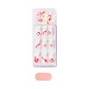 KISS imPRESS No Glue Mani Press On Nails, Mini Press-On Manicure for Kids, Dream Big', Pink, Kids Size, Squoval Shape, Includes 20 Fake Nails with Removable Application Tabs, 1 Mini File