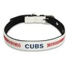 MLB Dog Collar Chicago Cubs New Signature PRO PVC-Leather Premium Pet Collars Extra Tough & Durable! Super Stylish! Size: Medium Adjustable 16-20" Length x 1" Width