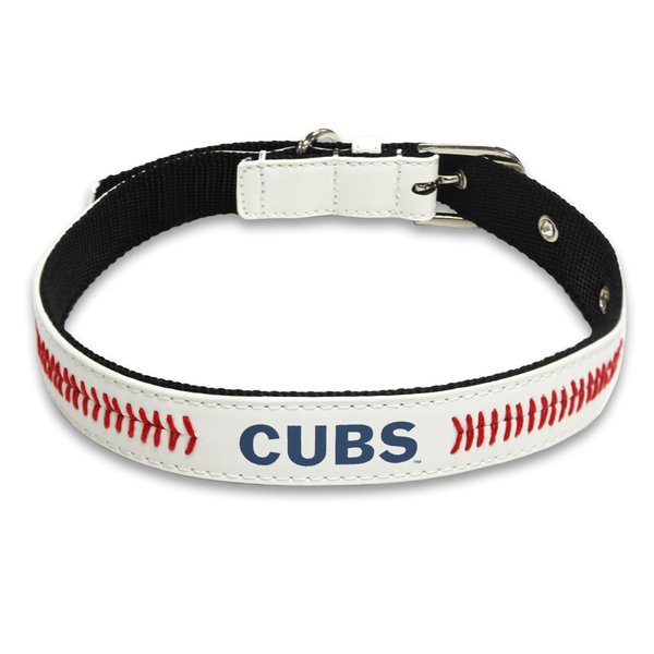 MLB Dog Collar Chicago Cubs New Signature PRO PVC-Leather Premium Pet Collars Extra Tough & Durable! Super Stylish! Size: Medium Adjustable 16-20" Length x 1" Width