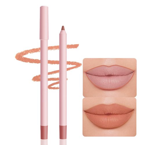 Modern Classic Lip Liner, 12 Colors Lip Liner Pigmented Vegan Matte, Lasting Finish Lip Liner, Luxurious Creamy Long Lasting Lip Liner, Prevents Feathering and Fading, (07)