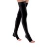 JOBST Relief Thigh High 30-40 mmHg Open Toe Unisex For Men & Women Compression Socks with Silicone Band, Beige - Choose Your Size