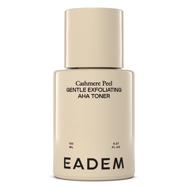 Gentle Exfoliating AHA & PHA Toner, Exfoliating Face Serum, AHA Exfoliant for Face and Body, Acne Spot Treatment, 5.0 oz, Cashmere Peel by EADEM