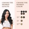GOO GOO Clip in Hair Extensions Real Human Hair, 20inch 110g 7Pcs, 1B Natural black, Remy Human Hair Extensions Clip ins for Women, Natural Human Hair