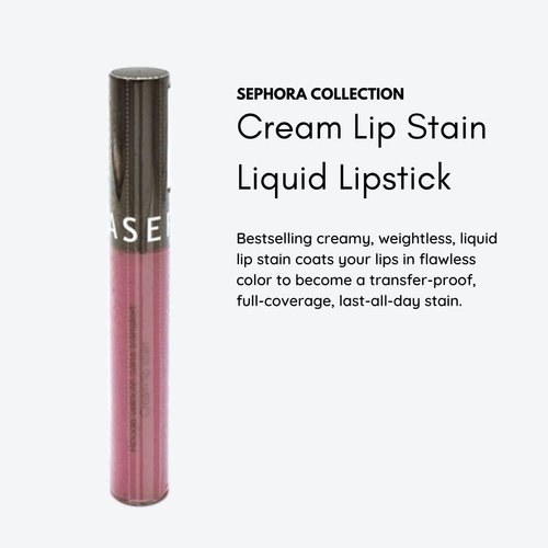 SEPHORA COLLECTION Cream Lip Stain Liquid Lipstick 90 Sunrise Pink