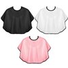 KALIONE 3 Pcs Makeup Capes for Clients Beauty Salon Makeup Bibs Shorty Smock for Clients Lightweight Comb-out Beard Apron Hair Dye Capes Hair Salon Shorty Cape for Makeup Artist Hair Beauty