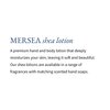 MERSEA Luxury Shea Lotion - Hand and Body Lotion in Glass Bottle Pump, Voyager, 9 oz