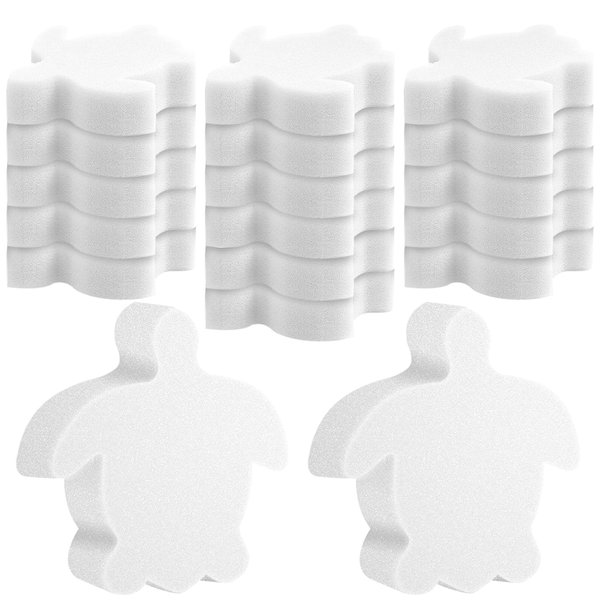 Ukulork 18/24 Pack Pool Oil Absorbing Scum Sponge, Hot Tub Scum Absorber, Hot Tub Accessories for Swimming Pool and Spa