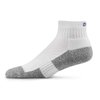 Dr. Comfort Diabetic Unisex No Show Socks, White, Medium