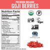 Viva Naturals Organic Dried Goji Berries, 32 oz (2 lb) Non-GMO and Vegan Wolfberries, Perfect for Baking, Smoothies, Teas and Snacks, Goji Berries Organic