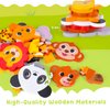 AuntyFey Wooden Puzzle for Toddler 1-3, 9 Pcs Toddler Puzzle Ages 2-4, Baby Animal Puzzle for Toddler, Montessori Puzzles Toys for 1 2 3 Year Old Boy Girl, Learning Educational Puzzle Toy(9 Pcs)