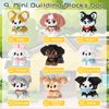 Scosloo Micro Mini Building Blocks Dog Series, Animals Model Toy Party Favors for Kids, Creative Building Blocks Toys, Birthday Gift for Boy Girl Ages 6-12+ (Bichon Frise)