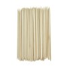 HAHIYO 6inches 70PCs Orange Wood Stick for Nail Wooden Nail Cuticle Pusher Stick Double Sided Cuticle Remover Manicure Pedicure Pusher Stick Wood Cuticle Stick for Nail Manicure Tool Nail Cleaning