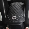 Diamond Center Console Cover Bling Arm Rest Cover for Car Armrest Cover Women Girl 7.5" x 11",Black