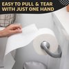 Bathroom Toilet Paper Holder Wall Mount Design - Stainless Steel Toilet Tissue Holder with Simple One Handed Operation - Easy to Install Horizontally or Vertically - Hardware Included – 5 Inches