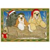Pipsqueak Cocker Spaniel Christmas Cards : 10 Holiday Cards with Red Envelopes - ADORABLE!