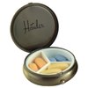 Classy Brass Pill Box - Decorative Pill Case with Gift Box - Carry Your Meds in Style (Round)