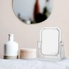 Double Sided Mirror for Makeup - 1X & 3X Magnifying Makeup Mirror with Stand - Table Mirror for Makeup - Small Mirror for Desk Vanity Mirror