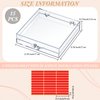 15 Pcs Press on Nail Storage Box with 30 Pcs Adhesive Double Sided Tape Artificial Nail Display Storage Box Acrylic Nail Box Organizer Case Transparent Nail Packaging Boxes for Nail Salon (Clear)