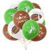 Football Themed Birthday Banner Sports Party Decorations Cake Toppers Hanging Streamers Set