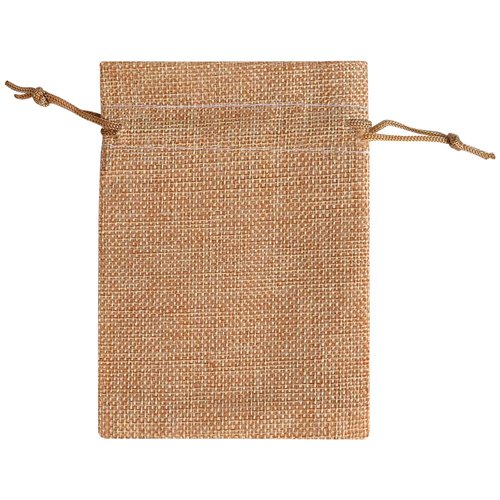 Lucky Monet 25/50/100PCS Burlap Gift Bags Wedding Hessian Jute Bags Linen Jewelry Pouches with Drawstring for Birthday, Party, Wedding Favors, Present, Art and DIY Craft (25Pcs, Coffee, 4” x 6”)