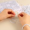 100m*0.8mm Elastic String for Bracelets, Beading and Jewelry Making, Clear Stretchy String for Clay Beads, Bracelet Charms, Pony Beads, Stone Beads
