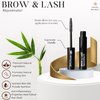 Invictus Inventory Premium Eyebrow and Lash Growth Serum is Designed to Stimulate Growth, Enhance Density, and Improve Overall Brow Health- 9.75 ML- Made in USA in a FDA registrated facility., Black