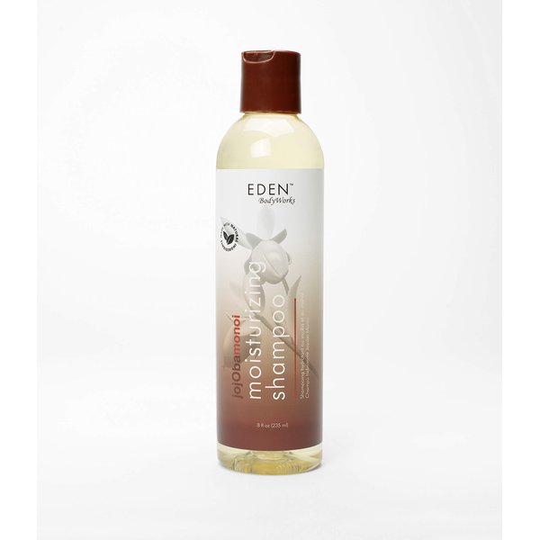EDEN BodyWorks JojOba Monoi Moisturizing Shampoo | 8 oz | Gently Cleanse, Nourish, & Protect Hair and Scalp - Packaging May Vary