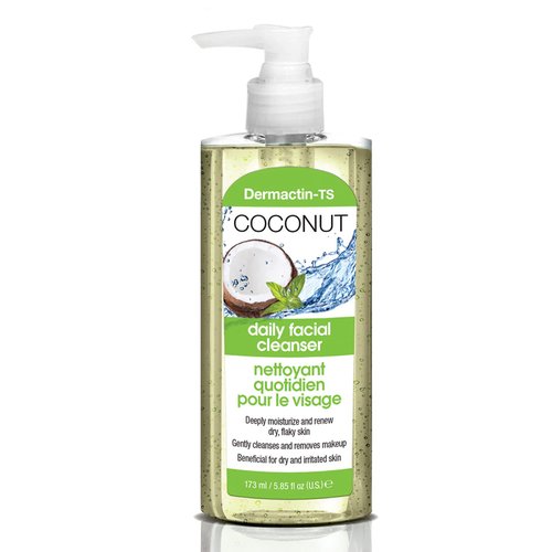 Dermactin-TS Coconut Facial Cleanser 5.85 ounce (2 Pack)
