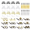 Falinpitos 36PCS Happy New Year Decorations 2025 New Years Eve Party Supplies 2025,With 12 Happy New Year Headband Tiara,12 Noise Maker,12 New Years Glasses 2025