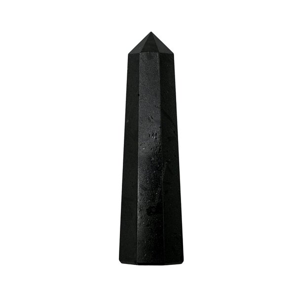 Black Tourmaline Crystal Towers ~ Natural Healing Crystal Point Obelisk for Reiki Healing and Crystal Grid (2" to 3" INCH)