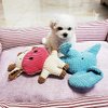 NewMe Cute Cows Dog Toy Squeak Dog Toys for Puppy Small Medium Durable Stuffed Dog Toys for Aggressive Chewers Interactive Boredom