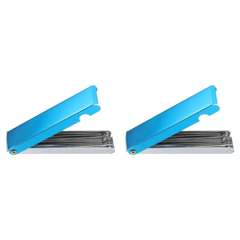 HARFINGTON 2pcs Torch Tip Cleaner 12 Wire Stainless Steel Carb Cleaning Kit with a Flat File for ...