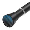 Shower Curtain Rod Adjustable Curtain Rods 33-59 Inch Black Shower Rod Curtain Rods no Drilling Expandable Tension Curtain Rod Spring Curtain Rod for Bathroom Closet Doorway Door
