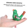 Bird Whistle 6PCS Ceramic Bird Whistles, Bird Water Whistles with Lanyards, Bird Noise Makers, Funny Bath Musical, Drawing Warbler Song Ceramic Whistles for Kids Party Favors