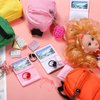 20 Pieces Mini Backpack for Dolls Dollhouse Accessories Include Tiny Micro Backpack with Zipper Laptop Books Headsets Sunglasses Cute School Scene Simulation Toys for 1/12 1/6 Scale(Elegant Style)