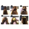 2PCS Women Lady Girls Soft Sponge Foam Hair Base Inserts Bump Up Hair Pads Stick Bun Maker Hair Styling Clip Hair Comb Braid Tool Hair Styling Accessories Beige