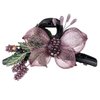 Hair Clips for Women - Copper Wire Hand-woven High-level design Hair Claws Elegant Flower Hair Accessories, Crystal Hair Claw Barrettes for Girls Thin Thick Hair, Mother's Day Gifts (Pink)