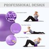Small Pilates Ball, Therapy Mini Workout Core 9 Inch Exercise Bender Pilates, Yoga, Workout, Bender, Training and Physical Therapy, Improves Balance