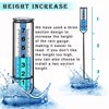 Rain Gauge, Freeze Proof Rain Gauge Outdoor with Stake, Upgrade Water Rain Meter, Rain Measure Gauge for Yard, Adjustable Rain Gauges Outdoors Best Rated, Detachable Rain Gauge for Lawn,Garden