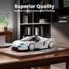 Mould King Speed Champion C850 Racing Car Building Kit with Acrylic Display Case, 27070 Collectible Model Car Kits, Building Blocks Kit Racing Toy Cars for Adult Kids 8+(388 PCS)