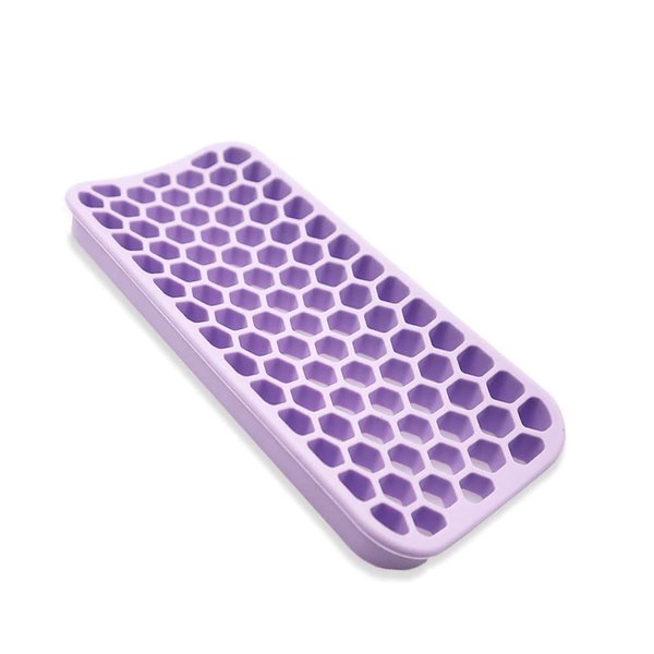 Small Silicone Pad for Curling Iron, Thicker Heat Resistant Silicone Mat for Hair Tools, Portable Hair Styling Tool Rest Holder for Straightener, Hair Dryer, Flat Iron (Purple)