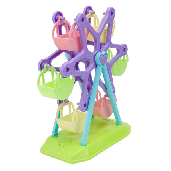 Toyvian Ferris Wheel Playset Toy Preschool Toy Ferris Wheels Toys Amusement Park Carnival Dolls Playset for Kid