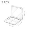 Beaupretty 2PCS Empty Lipstick Palette Diy Eyeshadow Powder Blush Lipstick Palette Empty Highlighters Container for Women