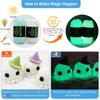 5PCS Glow in The Dark Yarn for Crochet Glow Luminous Beginner Crochet Yarn for Crocheting Knitting Beginners with Easy-to-See Stitches Luminous Crochet Yarn for Beginners Crochet Kit-Classic