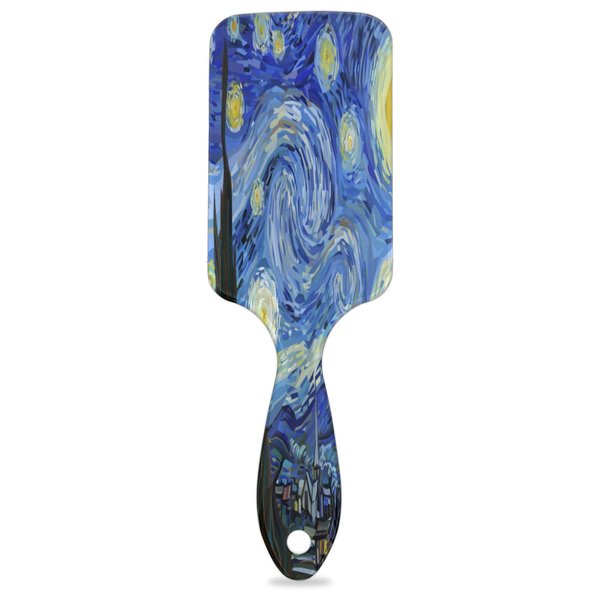 Starry Night Hair Brush, Wet Dry Air Cushion Hair Brush Plastic Detangler Hair Brush for Kids Adults Back To School Gift Women Men