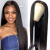Beauhair Lace Front Wigs Human Hair 4x4 Lace Closure Wig Straight Human Hair Wigs for Black Women, 150% Destiny Brazilian Virgin Pre Plucked With Baby Hair Natural Black (12 Inch, Straight Wig)