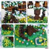 CAXIMSY Cherry Blossom Bonsai Tree House Building Blocks Set Plants Green Flowers Treehouse Architecture Micro Mini Block Gift for Adults and Children 1500 Pieces