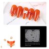 AKOAK 4 Pcs Silicone Nail Carving Mold Candy Bear Jelly Carving Geometric Model Phototherapy Glue Filling Mold DIY Nail Art Tools